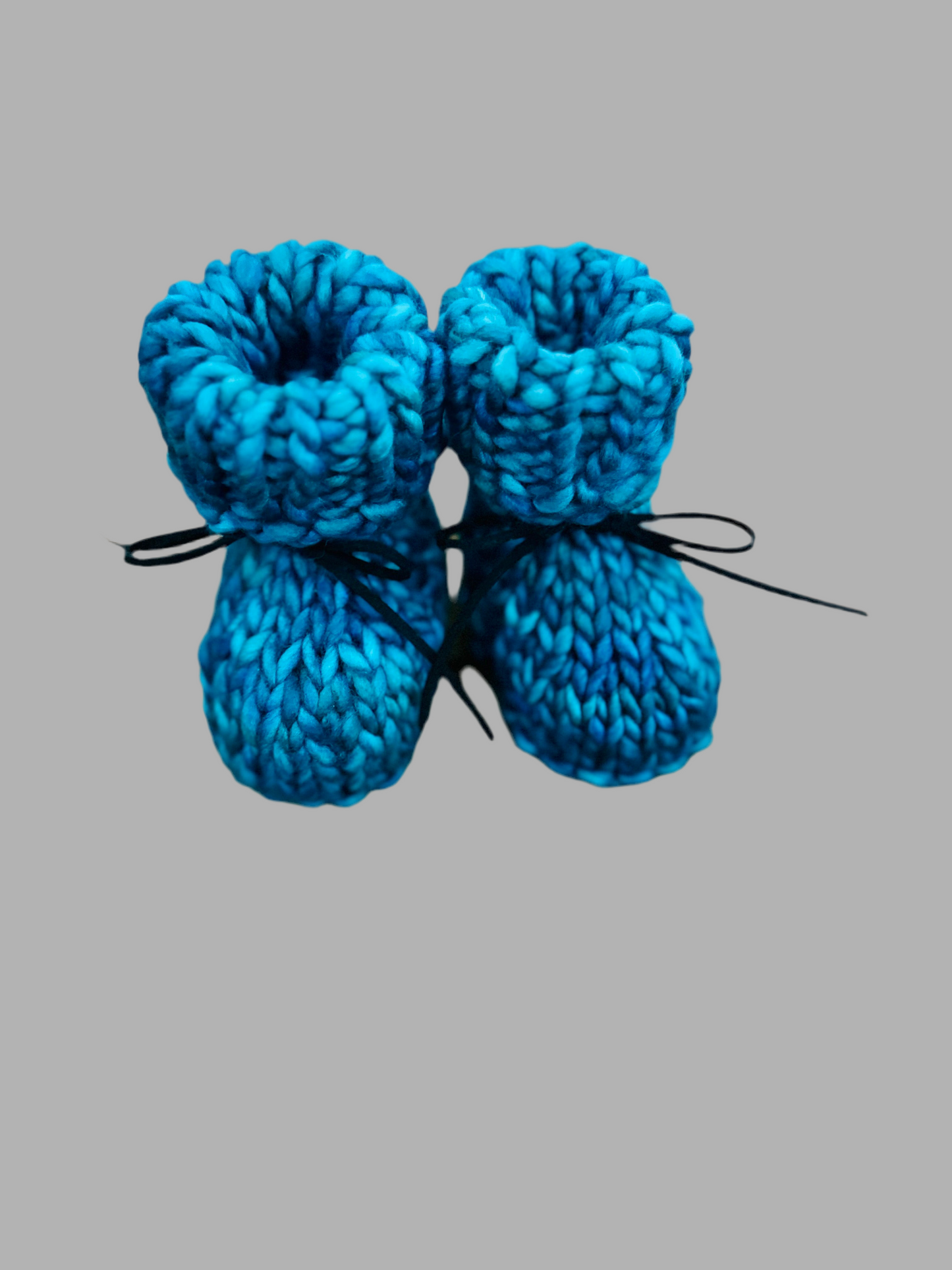 Merino baby booties