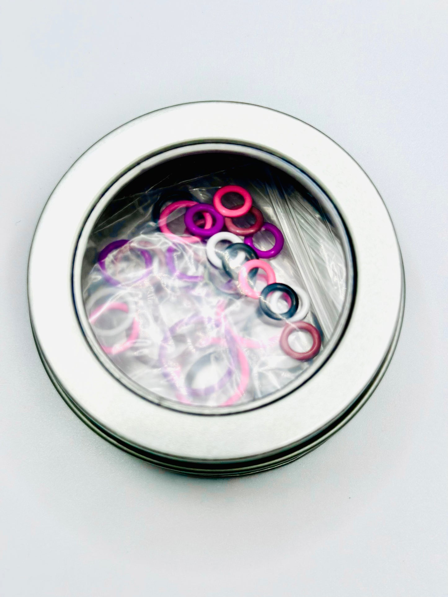 Round Stitch Marker Multi pack tin 30pk