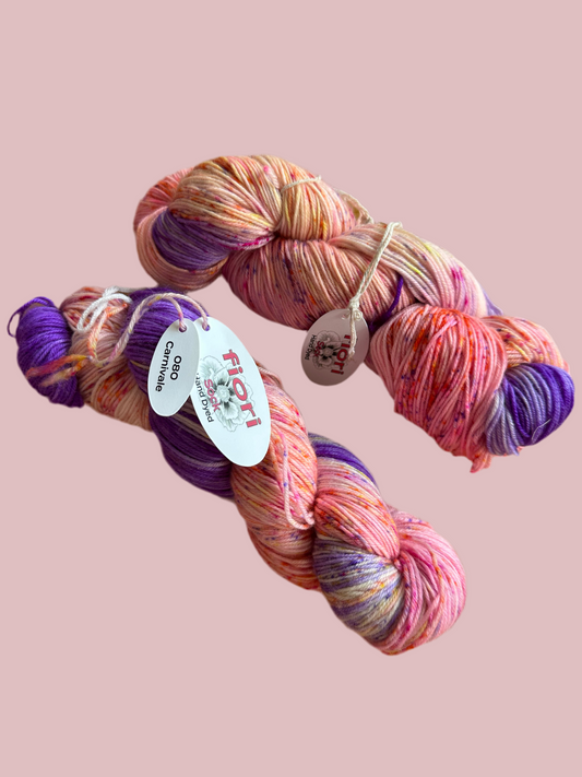 Fiori Hand Dyed yarn (Sock)
